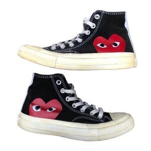 CONVERSE X comme des garcons converse PLAY chuck 70 high top CDG converse